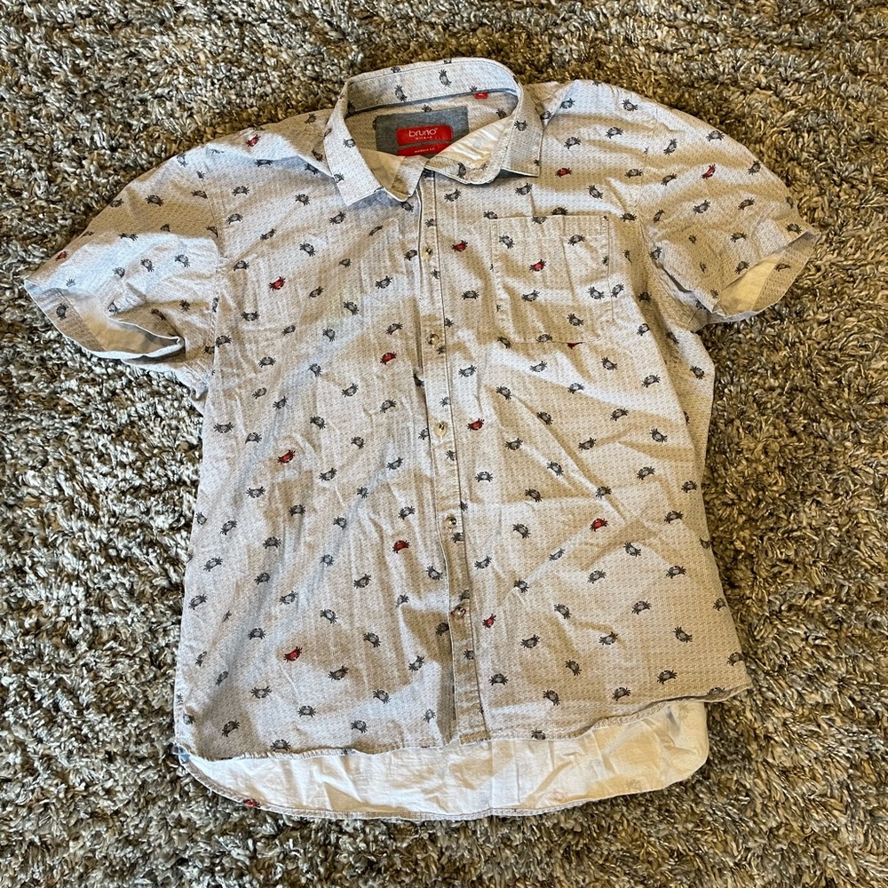 Bruno Modern Fit Men’s XL Dress Shirt